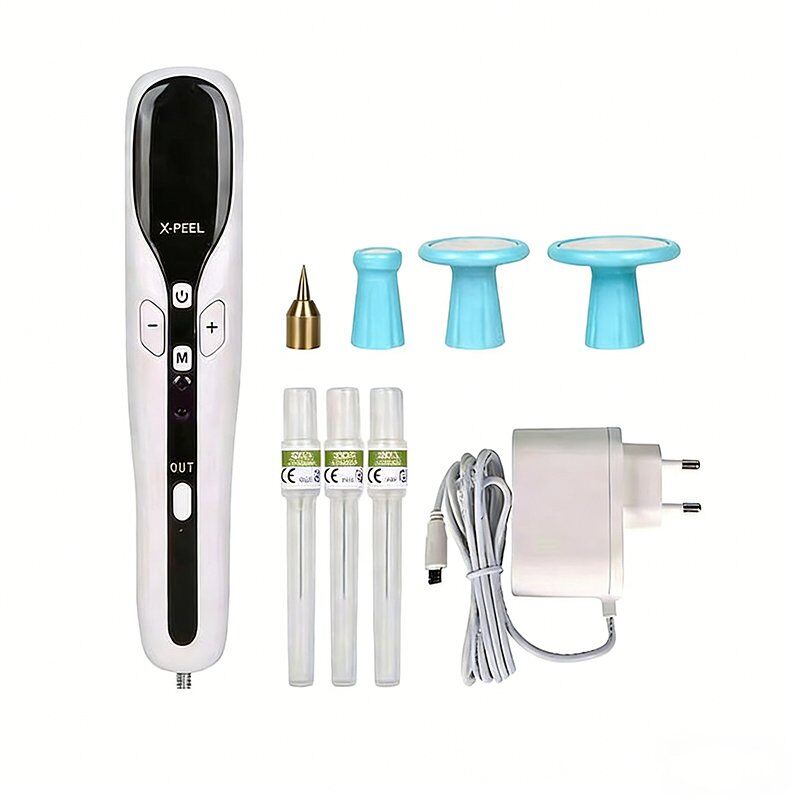 Facial Beauty Plasma Pen for mole and wart removal on face Pakistan X-PEEL Multifunctional Facial Beauty Pen complete kit with accessories Pakistan